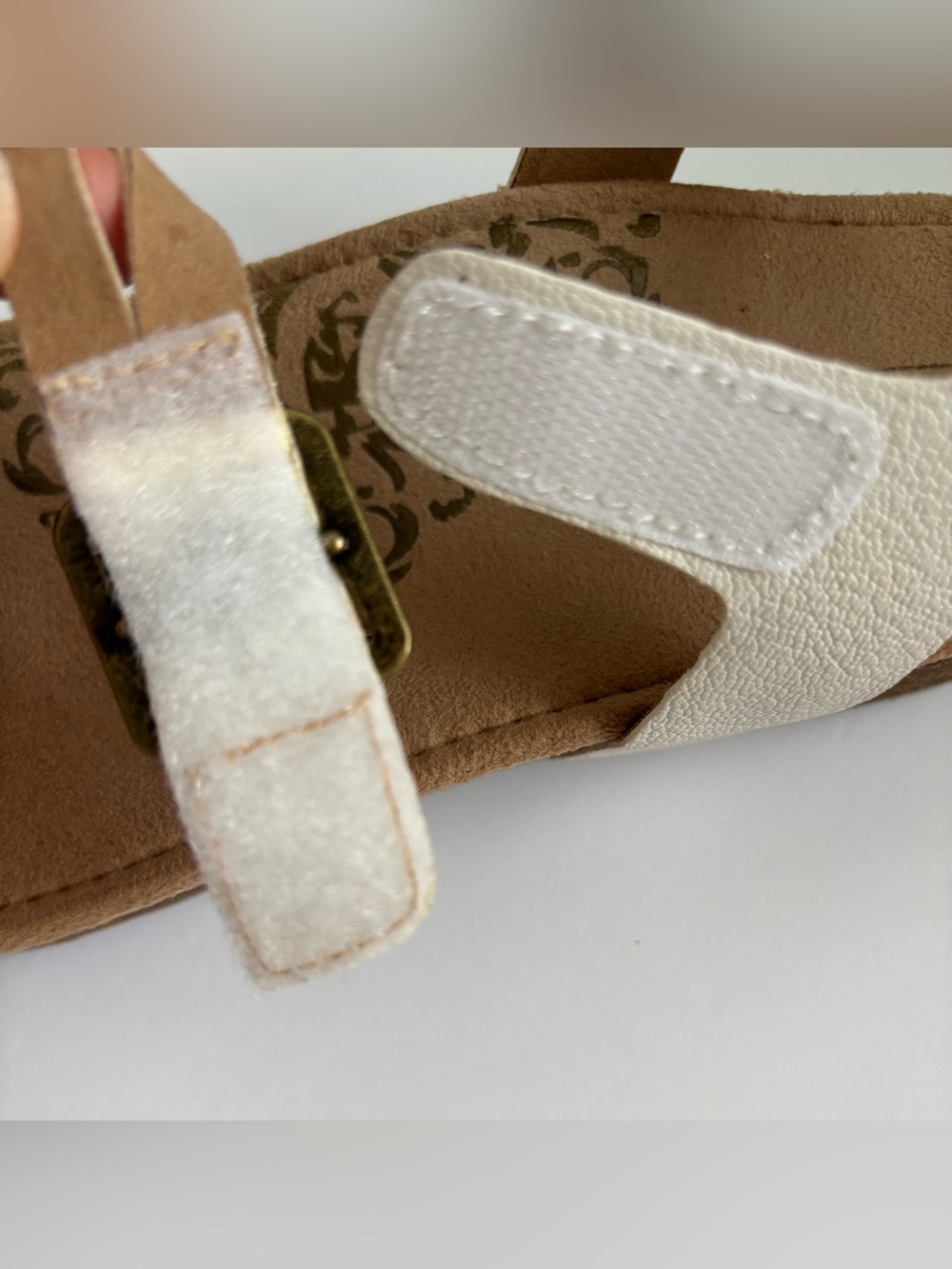 Aetrex Harper Braided Slingback Thong Arch Support Sandals White 9.5 - Picture 12 of 12